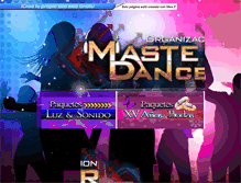 Tablet Screenshot of masterdance.com.mx